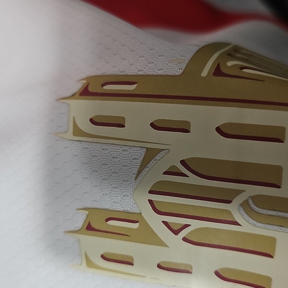 England Themed White and Red Men's Soccer Jersey Shirt Medium New - Picture 6 of 11